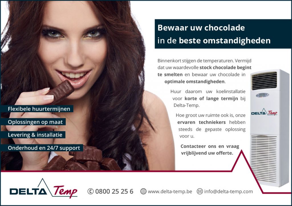 Advertentie vakmagazine Chocolaterie