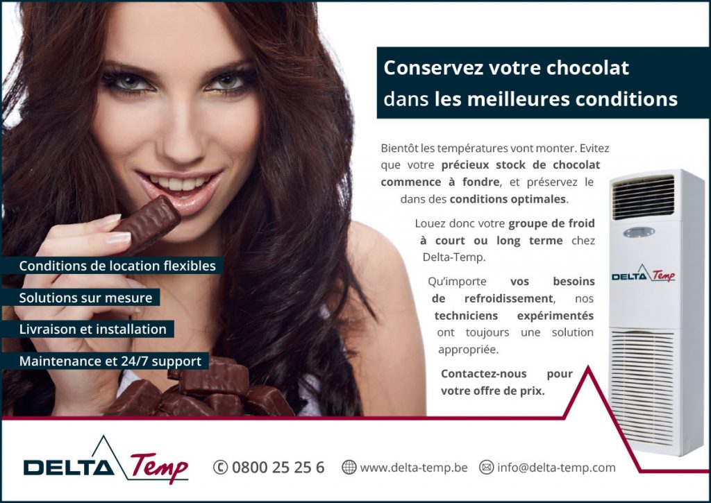 Advertentie vakmagazine Chocolaterie